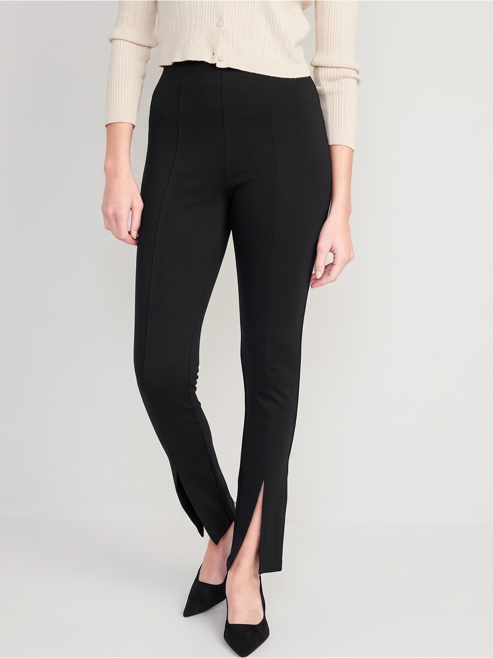 OLD NAVY Ponte Split Hem Pants